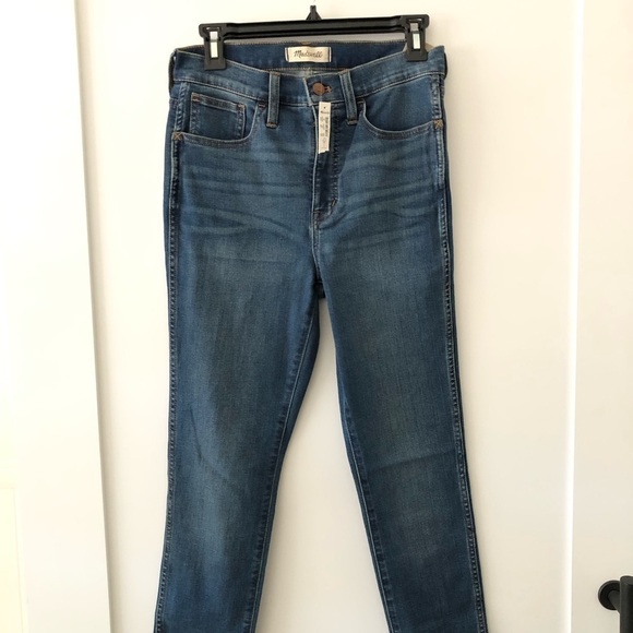 Madewell Blue High-Rise Roadtripper Skinny Jeans 26 - Picture 4 of 12